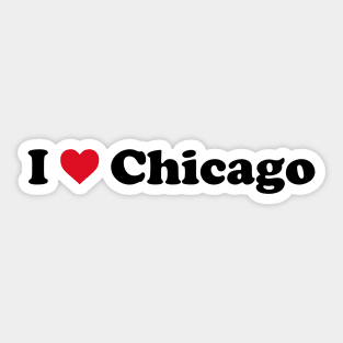 I Love Chicago Sticker